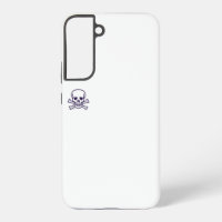 Skull n Bones white Samsung S22 plus phone case