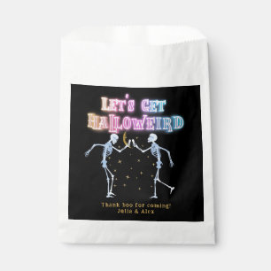 Skull Neon Halloween Halloweird Dancing Skeletons Favour Bag