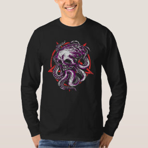 Skull Octopus Pentagram T-Shirt