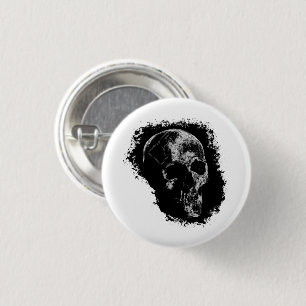SKULL OF IDAHO 3 CM ROUND BADGE