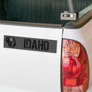 SKULL OF IDAHO BUMPER STICKER