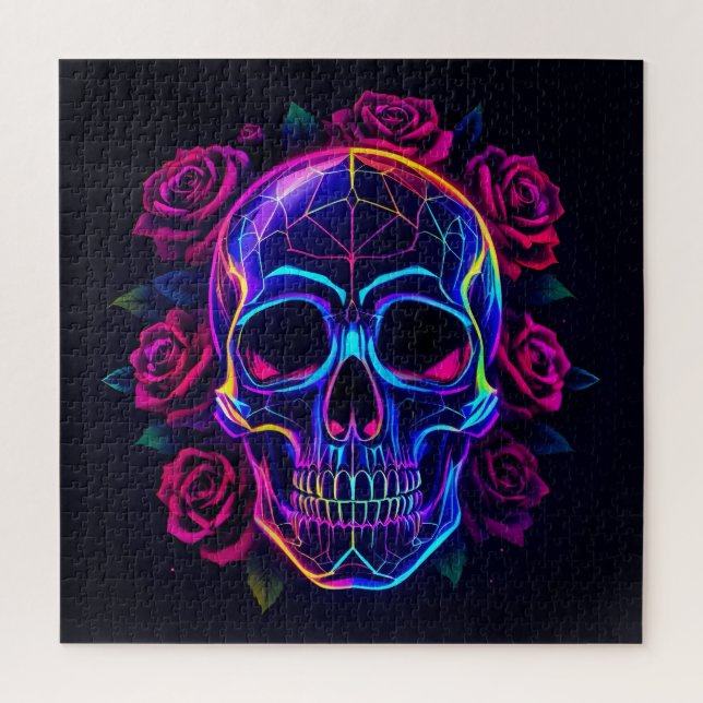 Skull of Roses  Jigsaw Puzzle (Vertical)