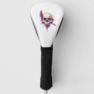 Skull of the Grim Poet Golf Head Cover