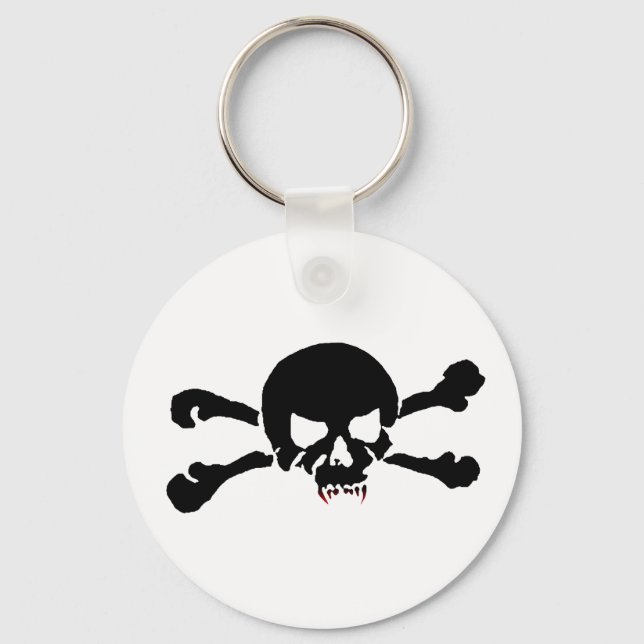 Skull of the Undead Key Ring (Front)