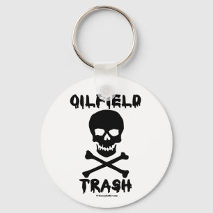 Skull,Oil Field Trash,Keyring,Oil, Key Ring
