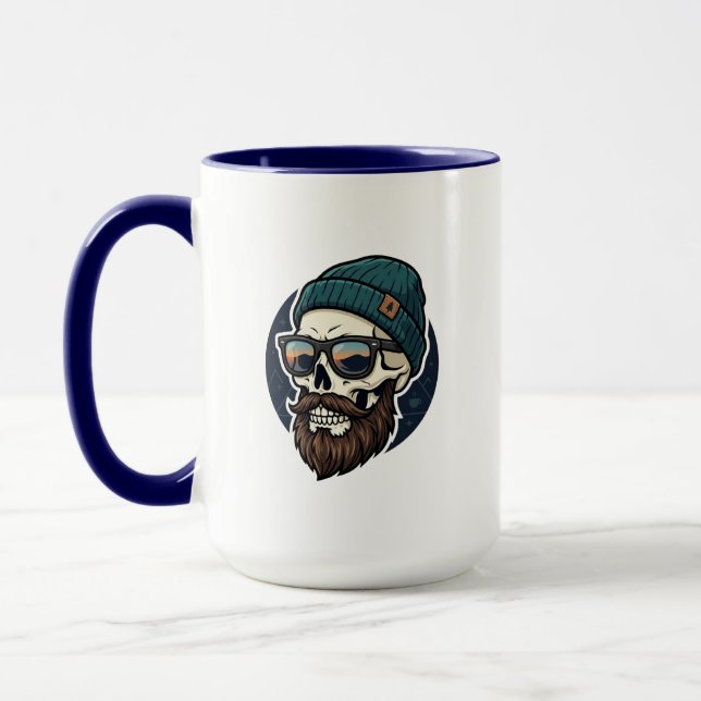 Skull on a Mug (Left)