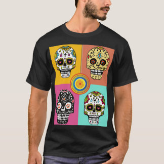 Skull On, Mexican Cool Skulls  T-Shirt