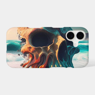 Skull on the beach