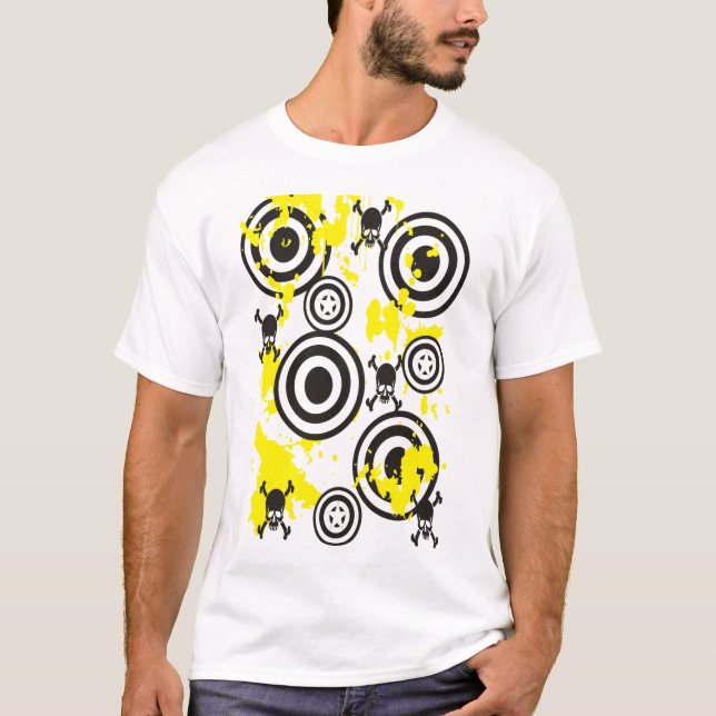 Skull Paint splatter T-Shirt (Front)
