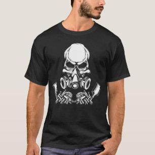 Skull Painter Car Painting T-Shirt
