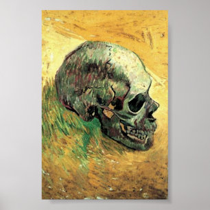 Skull Painting , Van Gogh Famous Painting  Poster