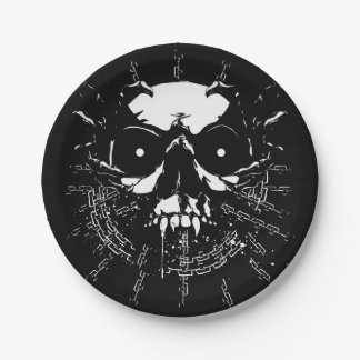 Skull Paper Plate