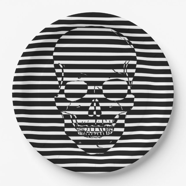 Skull Paper Plate (Front)