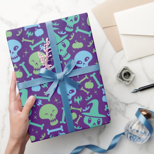 Skull Party Wrapping Paper (Gifting)