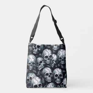 Skull Pattern Crossbody Bag