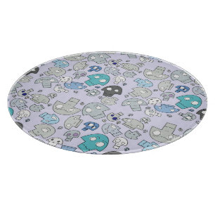 Skull Pattern Cutting Board