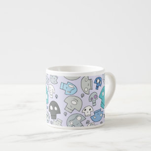 Skull Pattern Espresso Cup