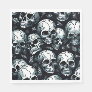 Skull Pattern Halloween themed Napkin