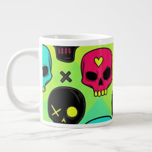 Skull Pattern Jumbo Speciality Mug