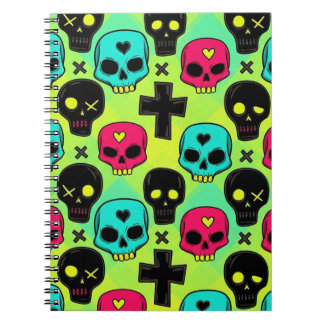 Skull Pattern Notebook
