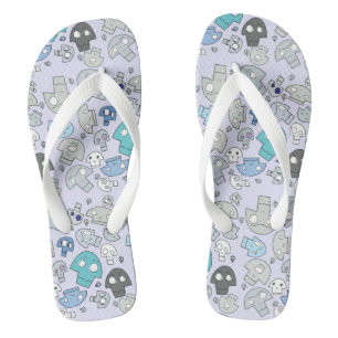 Skull Pattern Thongs