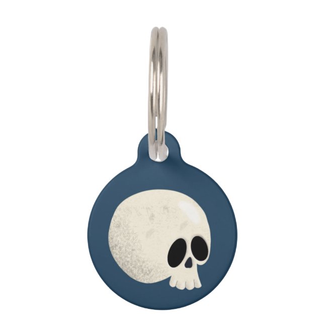 Skull Pet Tag (Front)