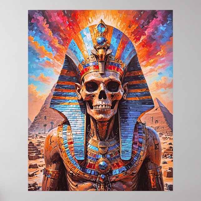 Skull Pharaoh Poster  (Front)