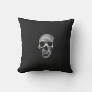 Skull Photograph Outdoor Cushion