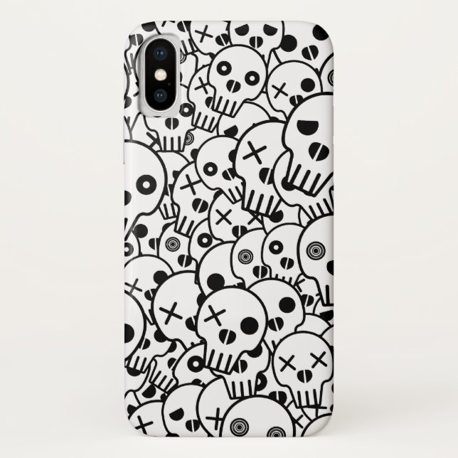Skull Pile Case-Mate iPhone Case (Back)