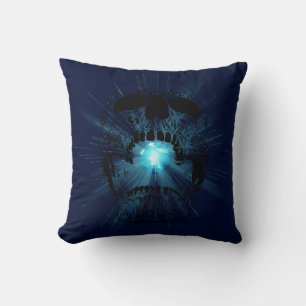 Skull Pillows  Earth Galaxy Skull