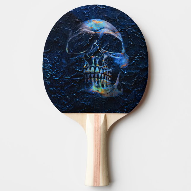 Skull Ping Pong Paddle (Front)