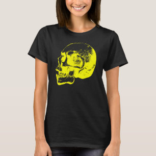 Skull pirate biker rocker dead varnitas bone weird T-Shirt