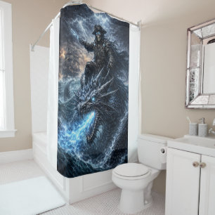 Skull Pirate Captain – Phantom Dragon Rider of the Shower Curtain