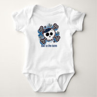 Skull Plaid Baby Personalised Custom One piece