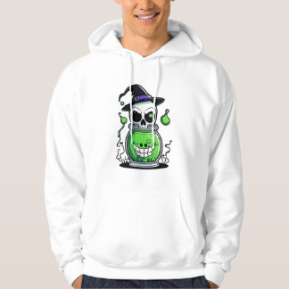 Skull & Poison Jar Halloween Hoodie