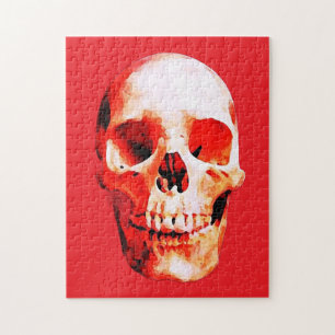 Skull Pop Art Illustration Jigsaw Puzzle
