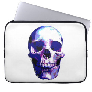 Skull Pop Art Illustration Laptop Sleeve