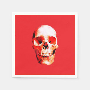 Skull Pop Art Illustration Napkin