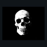 skull pop art retro look poster<br><div class="desc">skull pop art retro look</div>
