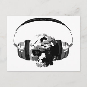 skull post card