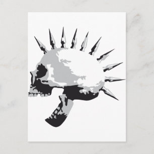 skull postcard