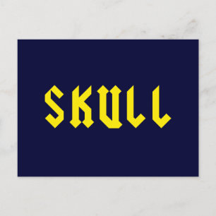 Skull Postcard
