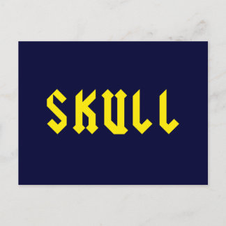Skull Postcard