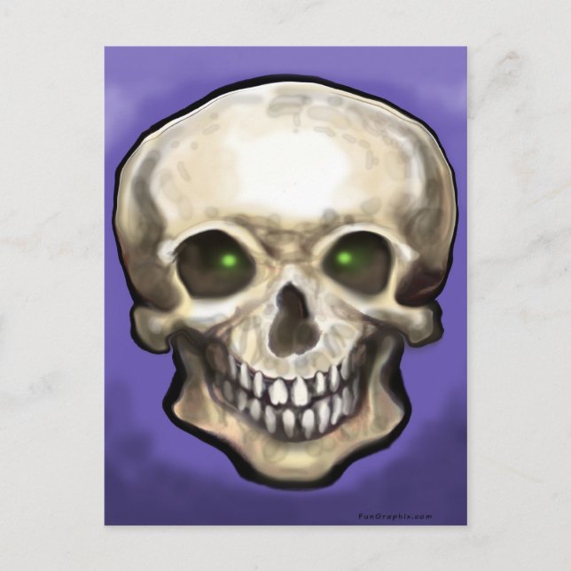 Skull Postcard (Front)