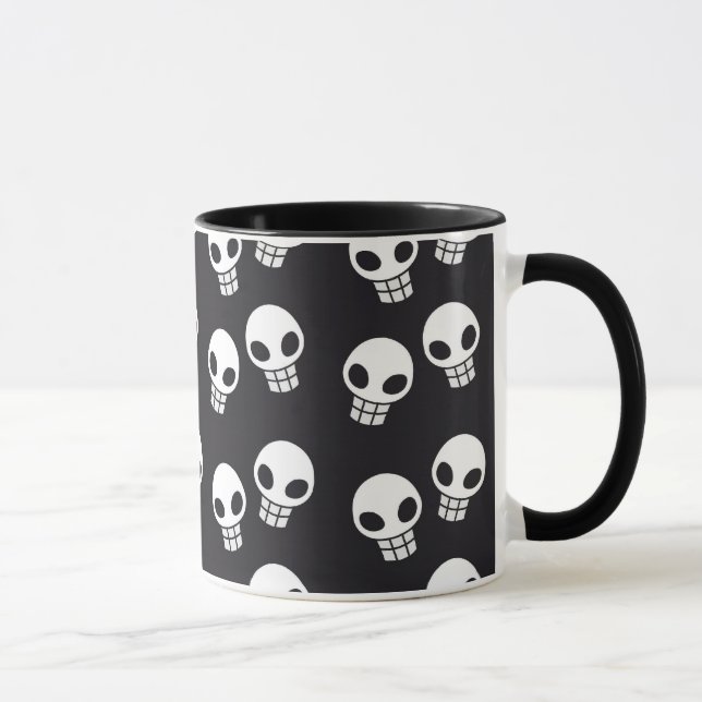 Skull Print Mug (Right)