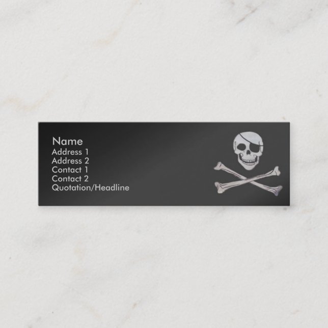 Skull Profile Card (Front)