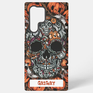 Skull & Pumpkin S22 Phone Case