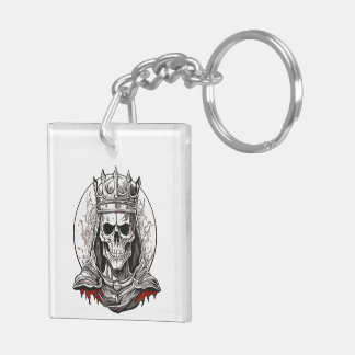 SKULL QUEEN KEY RING