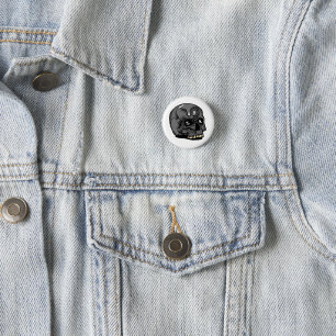 Skull Rebel Street Culture 3 Cm Round Badge