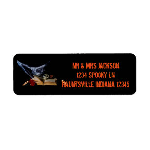 Skull Return Address Label
